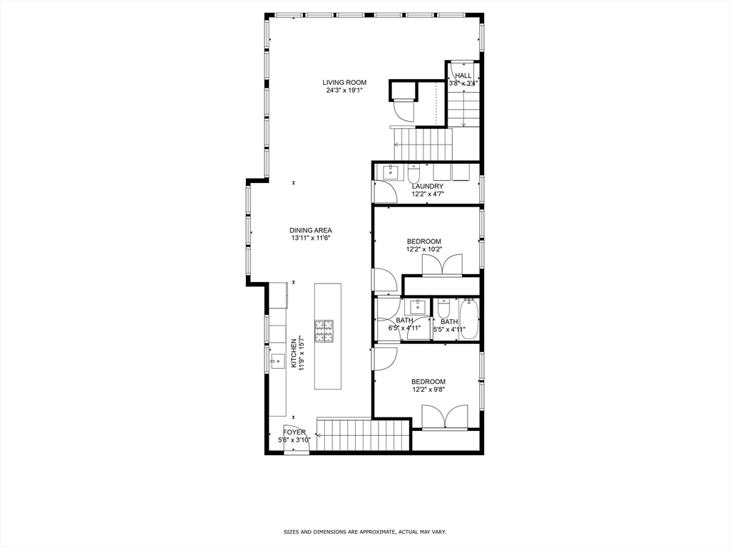 3 bed, 2 bath apartment for rent at 62 Governor Winthrop Rd Unit 2, Ten Hills — photo 22 of 23