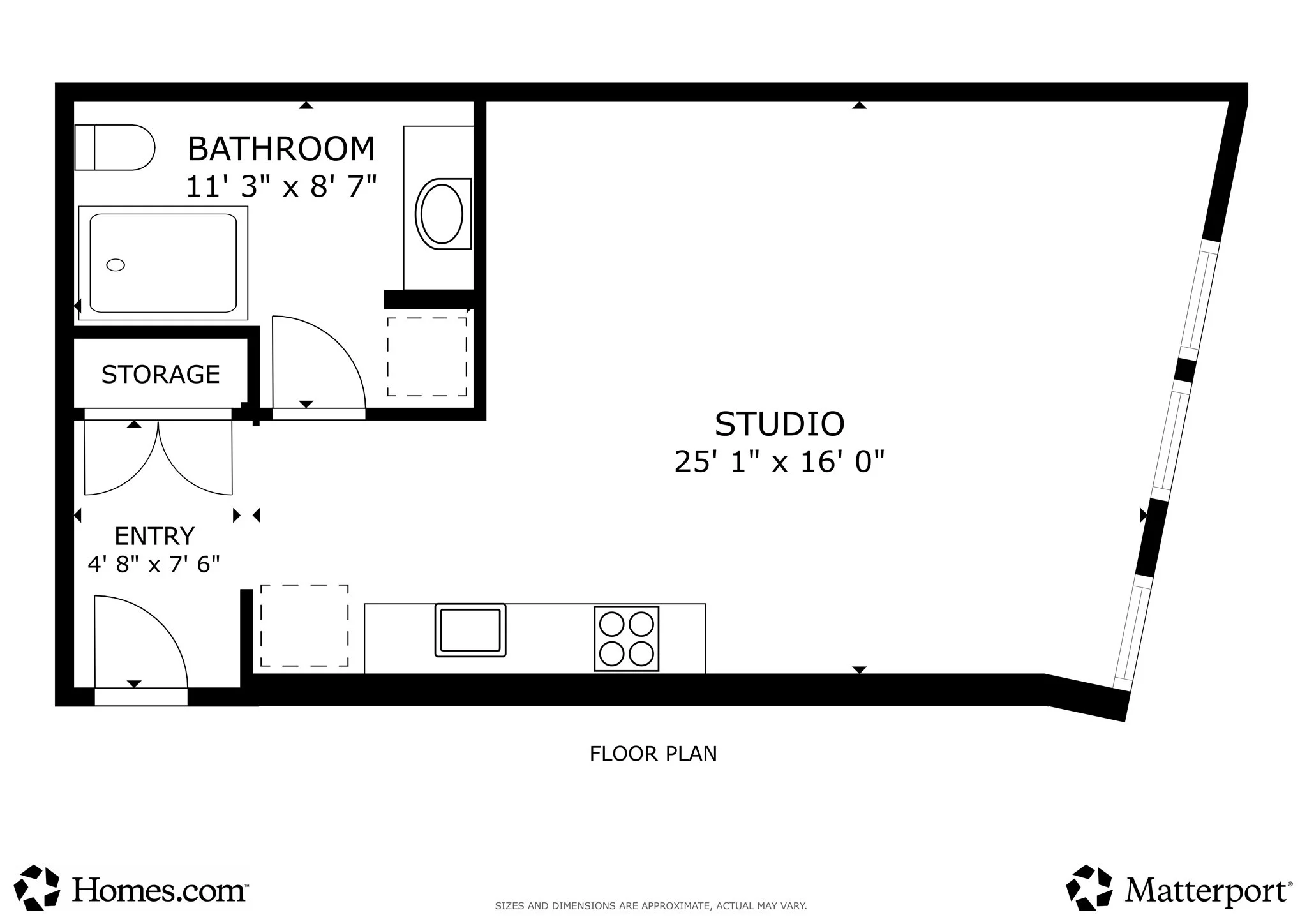 Studio bed, 1 bath apartment for rent at 63 Melcher St Unit 301, South Boston — photo 18 of 18