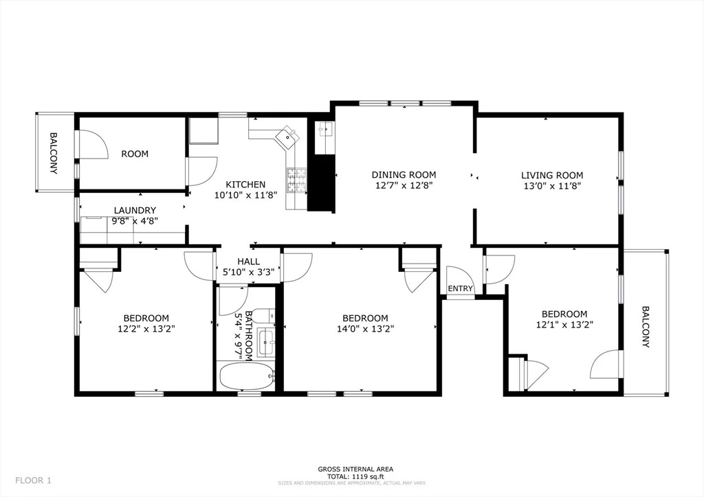 3 bed, 1 bath apartment for rent at 63 Whitten St Unit 3, Dorchester — photo 25 of 27