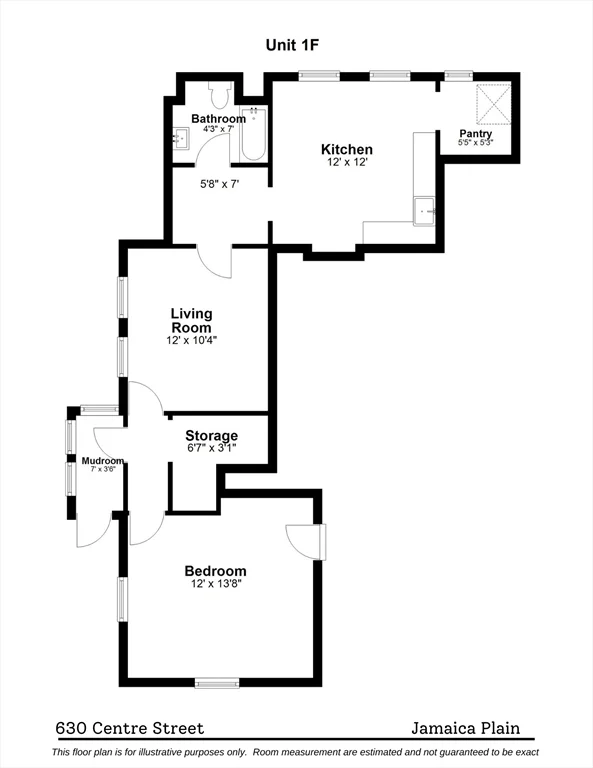 1 bed, 1 bath apartment for rent at 630 Centre St Unit 1F, Jamaica Plain — photo 12 of 12