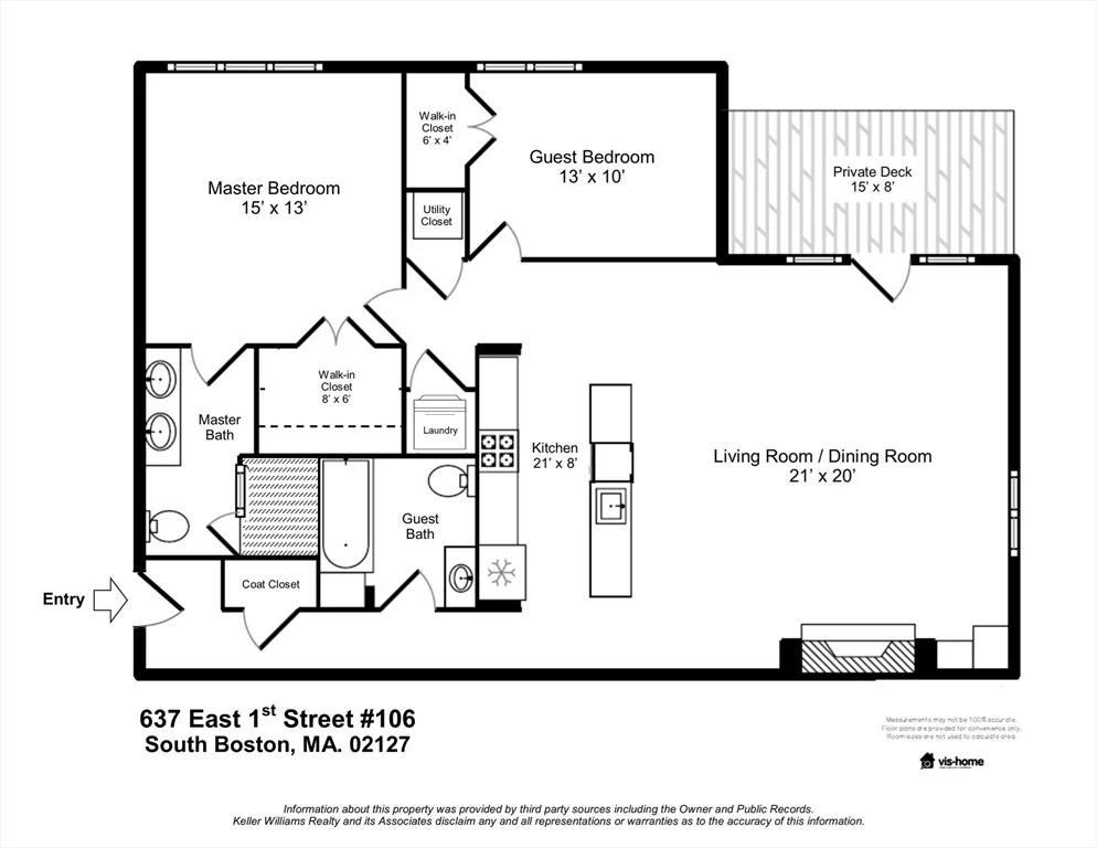 2 bed, 2 bath apartment for rent at 637 East 1st St Unit 106, South Boston — photo 11 of 24