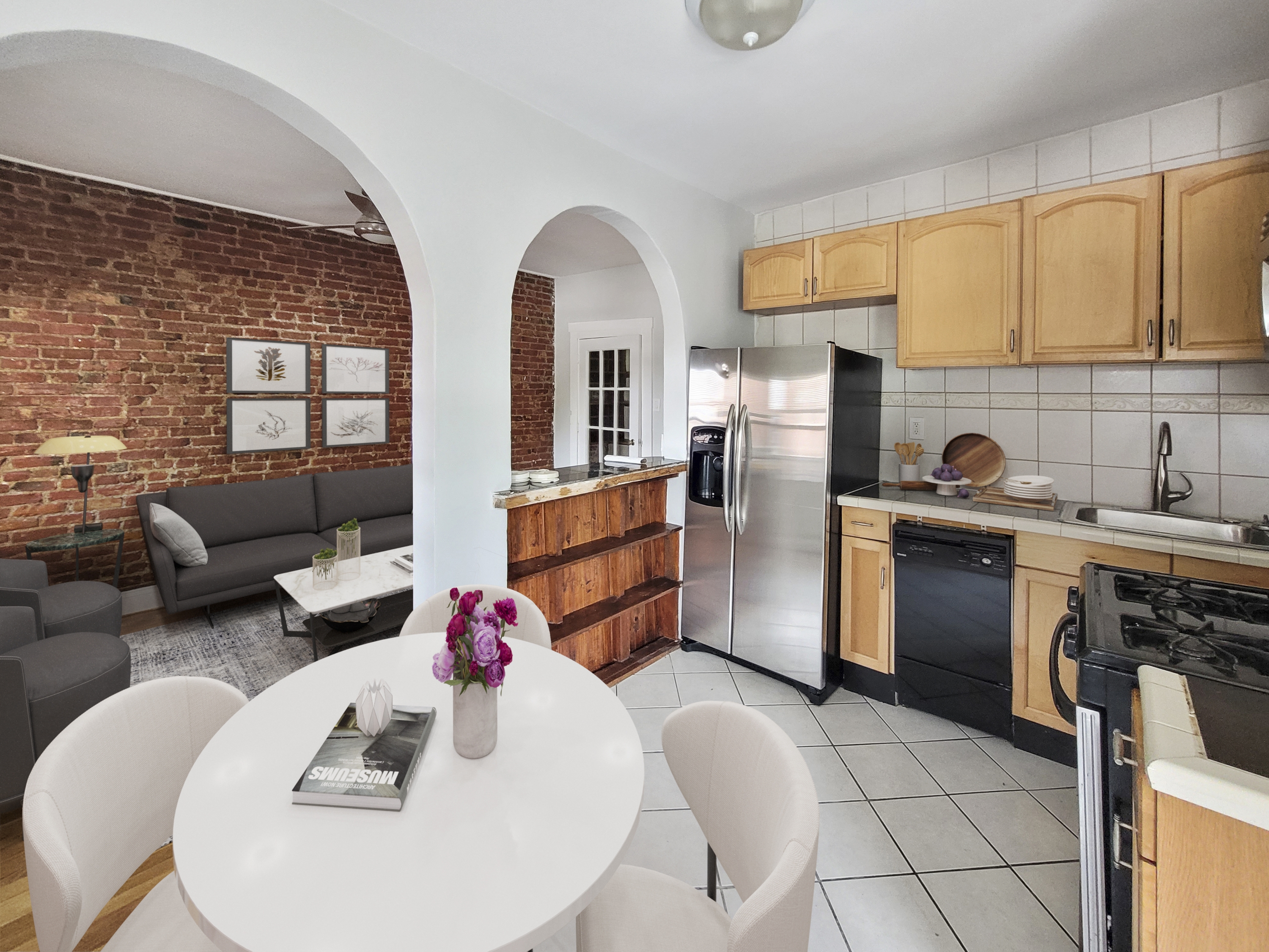 3 bed, 1 bath apartment for rent at 64 Day St Unit 3, Jamaica Plain — photo 3 of 11