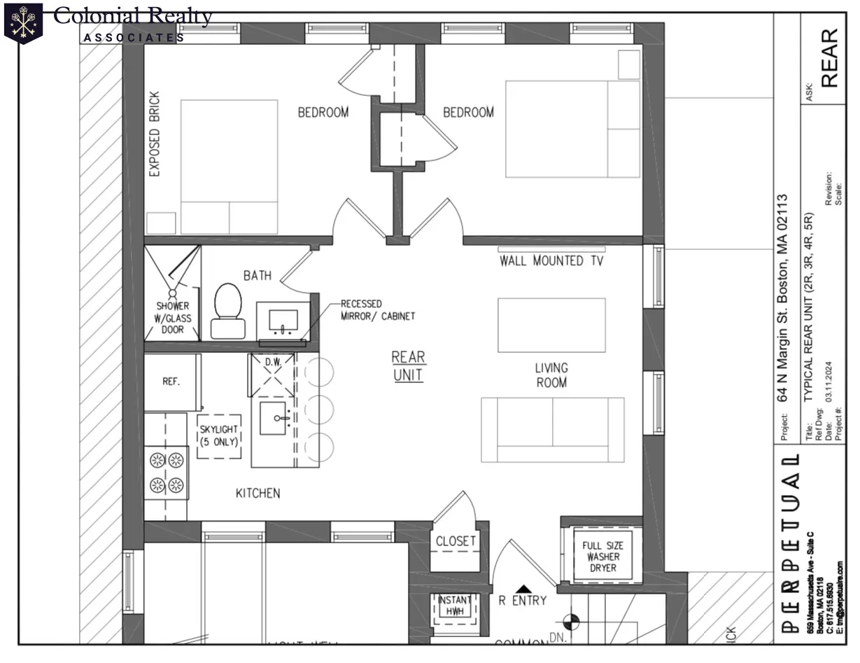 2 bed, 1 bath apartment for rent at 64 North Margin St Unit 5R, North End — photo 14 of 15