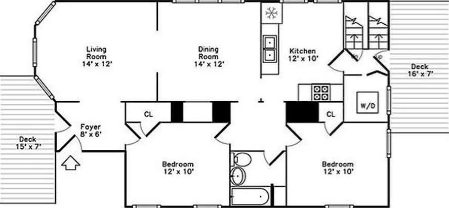 2 bed, 1 bath apartment for rent at 65 Child St Unit 2, Jamaica Plain — photo 14 of 18