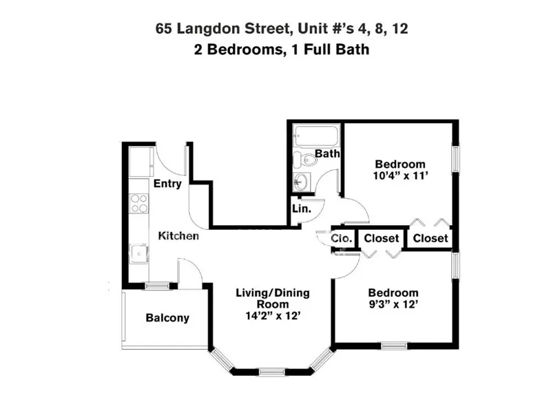 2 bed, 1 bath apartment for rent at 65 Langdon St Unit 12, Neighborhood Nine — photo 27 of 31
