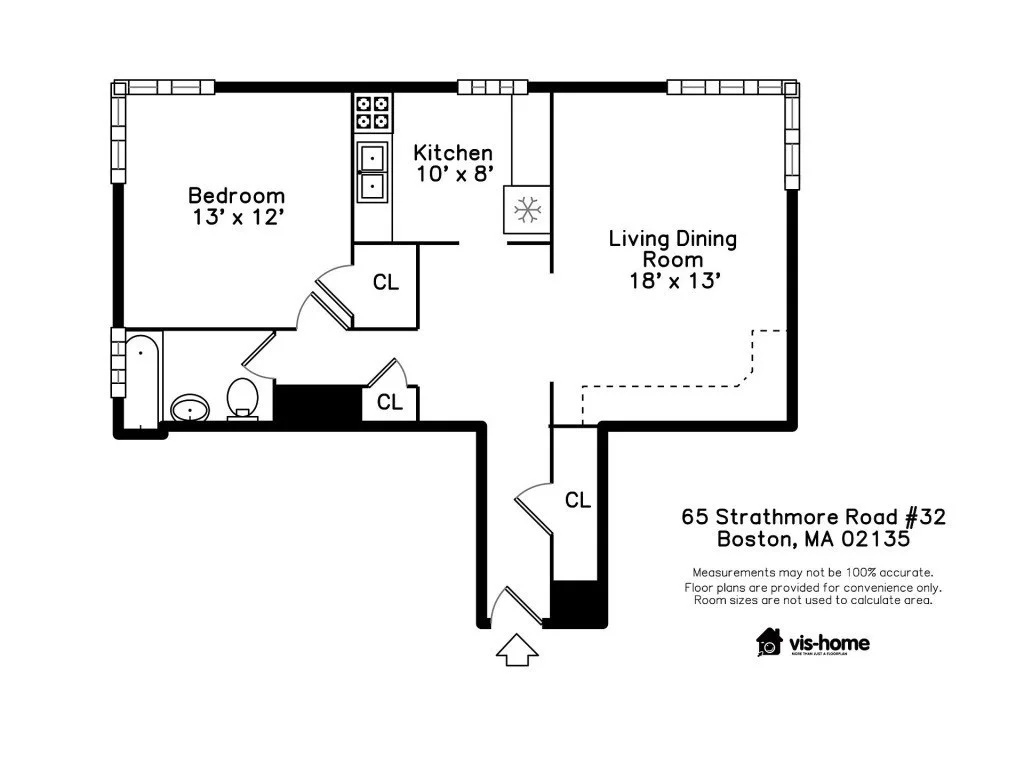 1 bed, 1 bath apartment for rent at 65 Strathmore Rd Unit 32, Brighton — photo 13 of 15