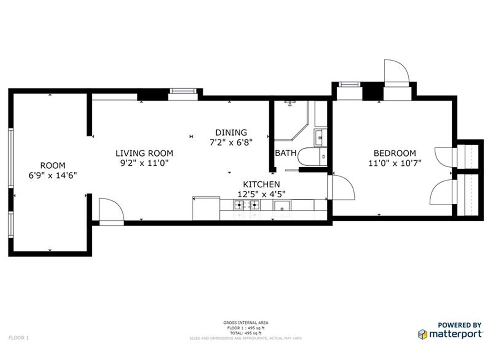 1 bed, 1 bath apartment for rent at 65 Walden St Unit 1, Neighborhood Nine — photo 10 of 18