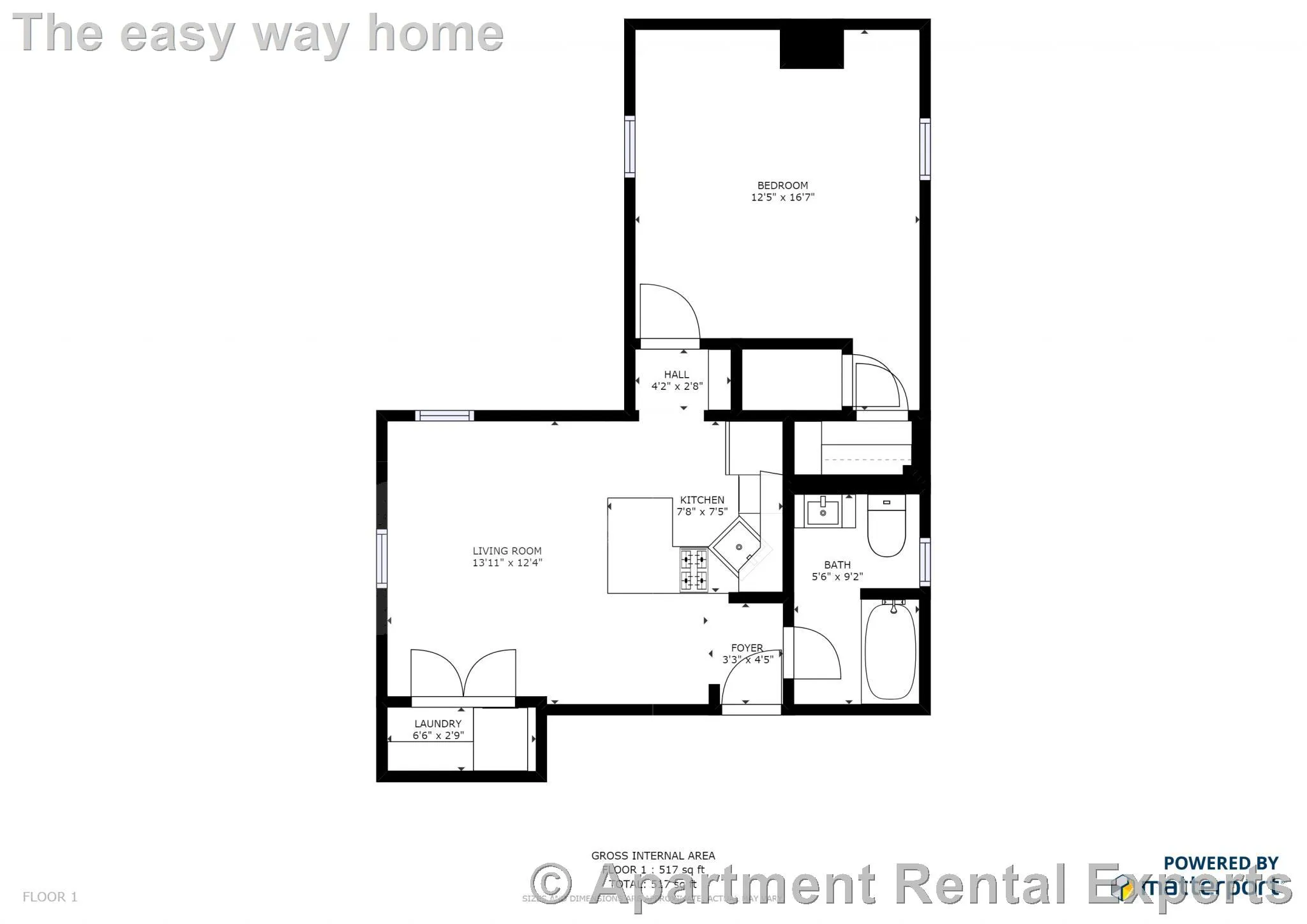 1 bed, 1 bath apartment for rent at 65 Walden St Unit 2, Porter Square — photo 11 of 11
