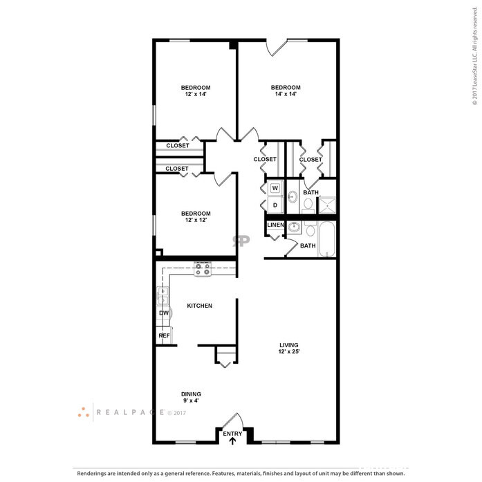 3 bed, 2 bath apartment for rent at 650 Columbus Ave Unit 112, South End — photo 1 of 4