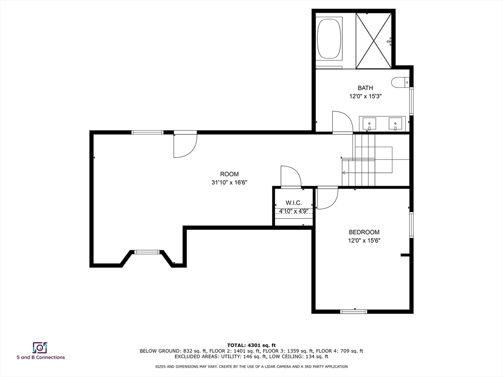 4 bed, 3 bath apartment for rent at 653 Chestnut St, Newton — photo 36 of 38