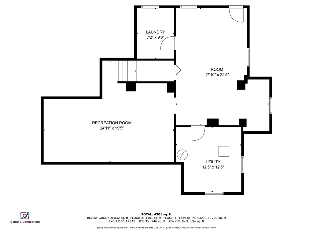 4 bed, 3 bath apartment for rent at 653 Chestnut St, Newton — photo 34 of 38