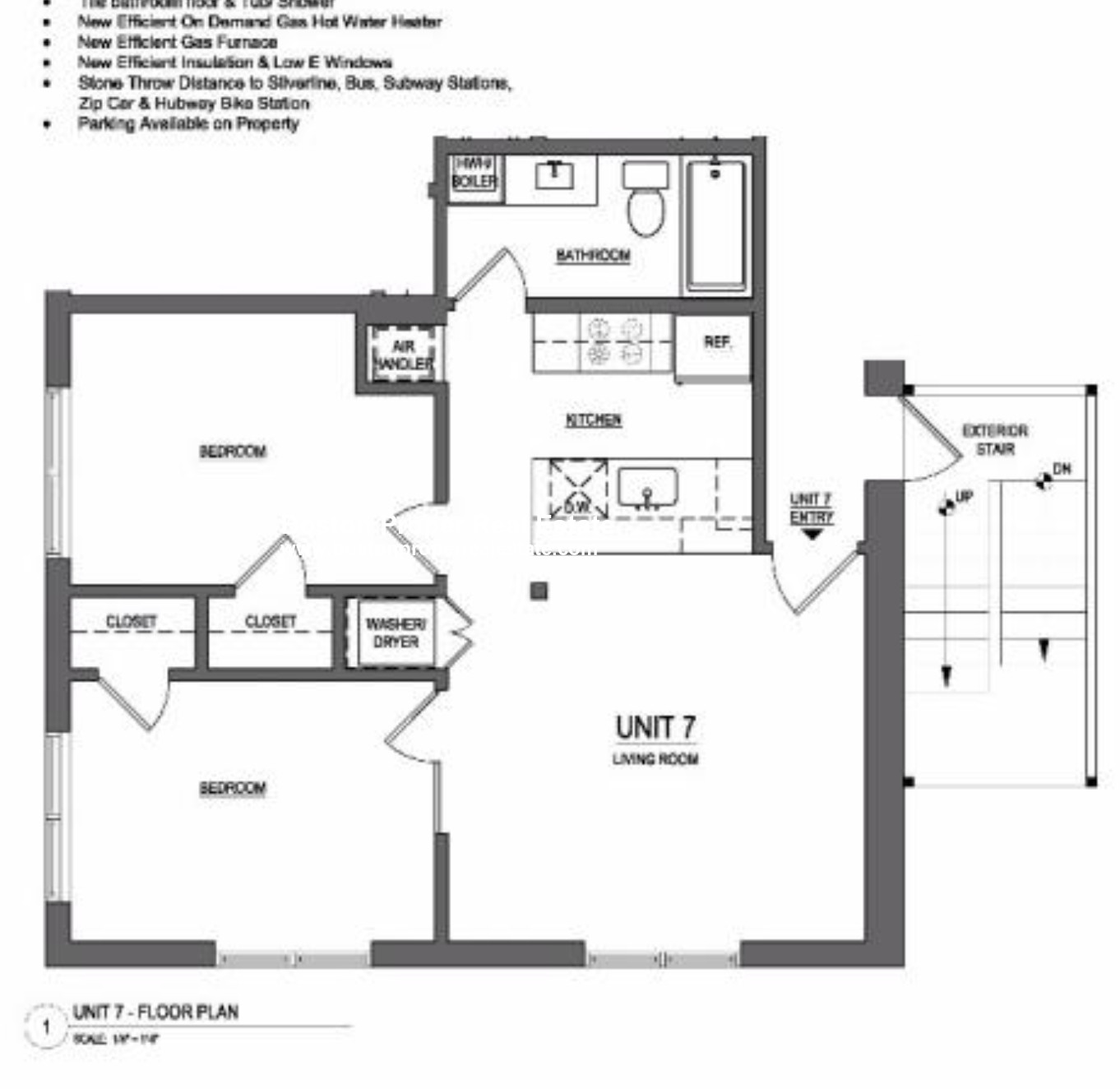 3 bed, 1.5 bath apartment for rent at 659 Massachusetts Ave Unit 7, Roxbury — photo 9 of 10