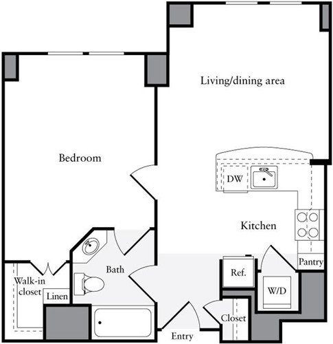 1 bed, 1 bath apartment for rent at 660 Washington St Unit 16P, Chinatown — photo 14 of 21