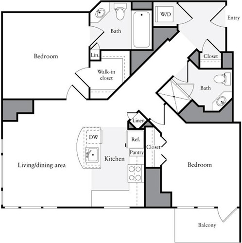 2 bed, 2 bath apartment for rent at 660 Washington St Unit 22D, Chinatown — photo 14 of 21