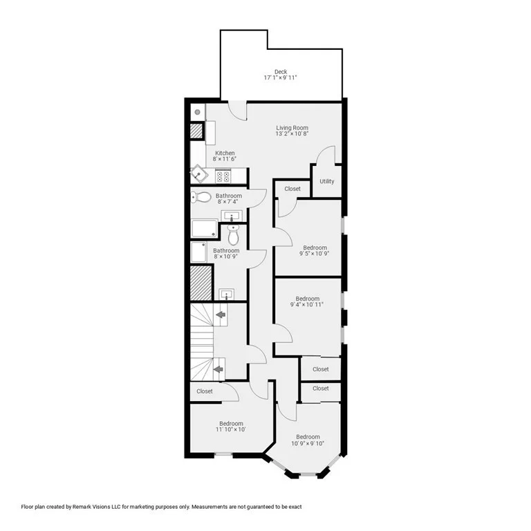 4 bed, 2 bath apartment for rent at 666 East 8th Unit 2, Boston — photo 21 of 21