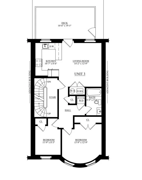 2 bed, 1 bath apartment for rent at 666 Massachusetts Ave Unit 3, South End — photo 14 of 14