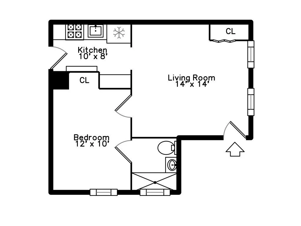 1 bed, 1 bath apartment for rent at 67 - 69 Ellery St Unit 4, Harvard Square — photo 11 of 14