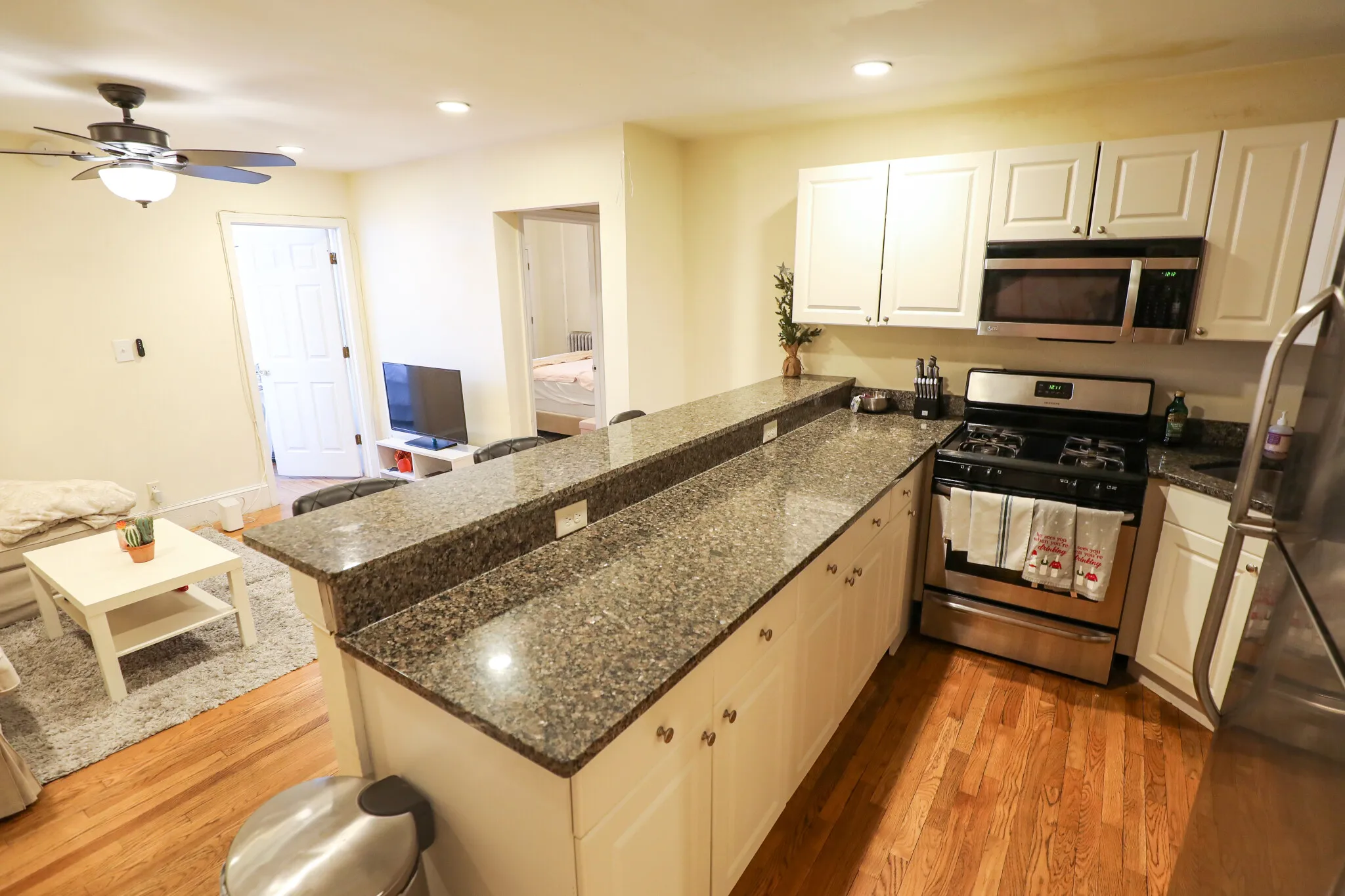3 bed, 1 bath apartment for rent at 67 Thatcher St Unit 4, North Brookline — photo 3 of 8