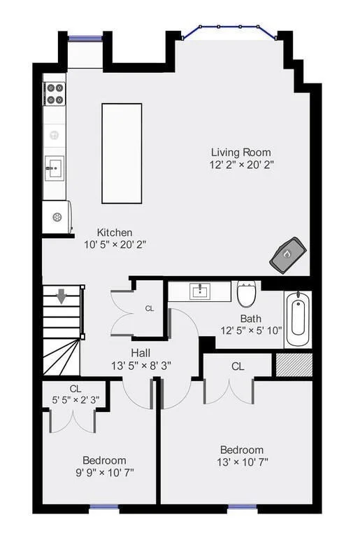2 bed, 1 bath apartment for rent at 676 Tremont St Unit 5, South End — photo 27 of 27