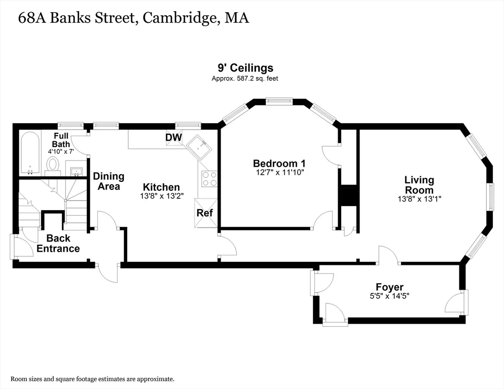 1 bed, 1 bath apartment for rent at 68 Banks St Unit 1A, Cambridge — photo 16 of 16