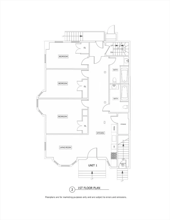 3 bed, 2 bath apartment for rent at 68 Day St Unit 1, Jamaica Plain — photo 10 of 10