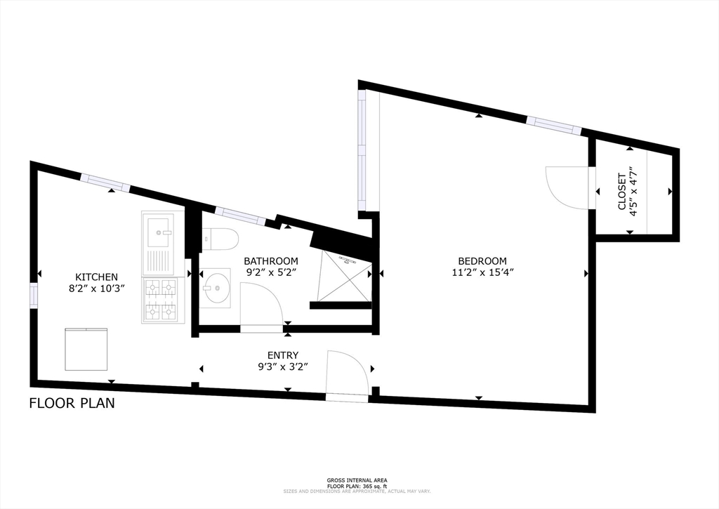 Studio bed, 1 bath apartment for rent at 69 Park Dr Unit 23, Fenway — photo 12 of 21