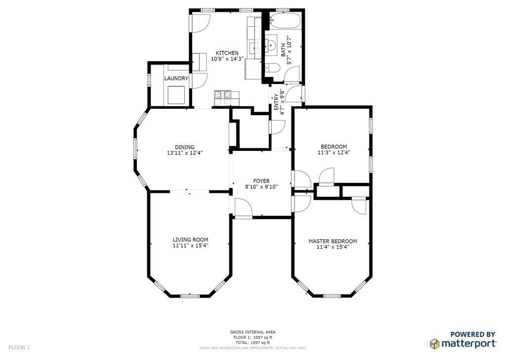 2 bed, 1 bath apartment for rent at 69 Pleasant St Unit 3, Dorchester — photo 11 of 12