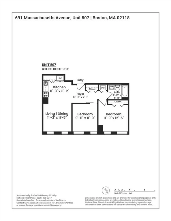 2 bed, 1 bath apartment for rent at 691 Massachusetts Ave Unit 507, Roxbury — photo 11 of 11