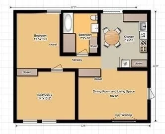 2 bed, 1 bath apartment for rent at 7 Blueberry Drive(55 Plus) Unit 5, Upper Four Corners — photo 3 of 23