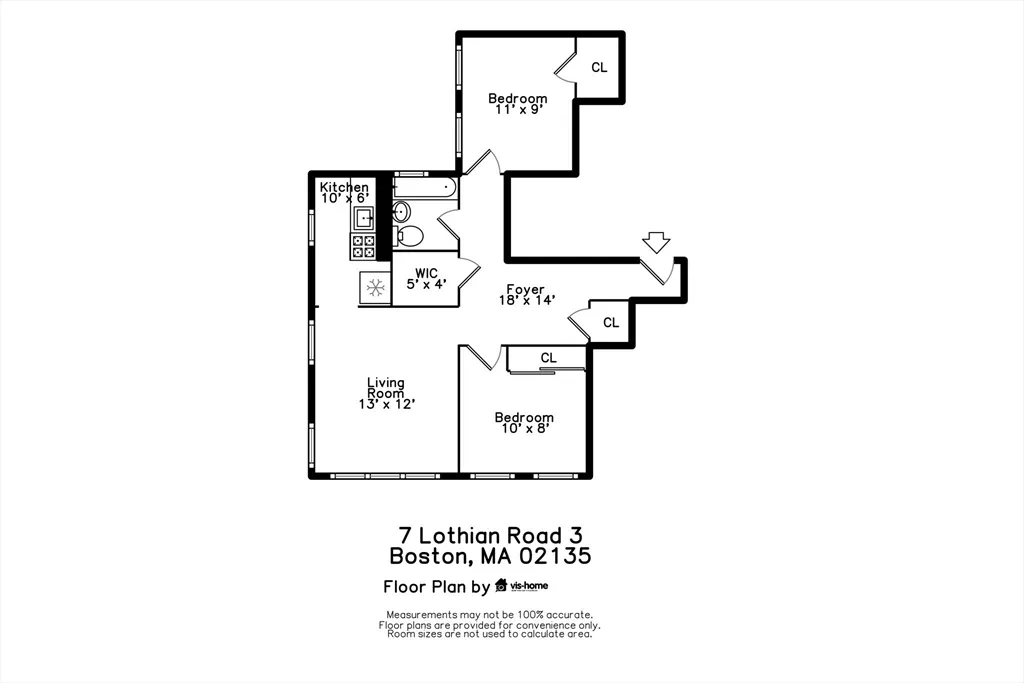 2 bed, 1 bath apartment for rent at 7 Lothian Rd Unit 3, Brighton — photo 12 of 14