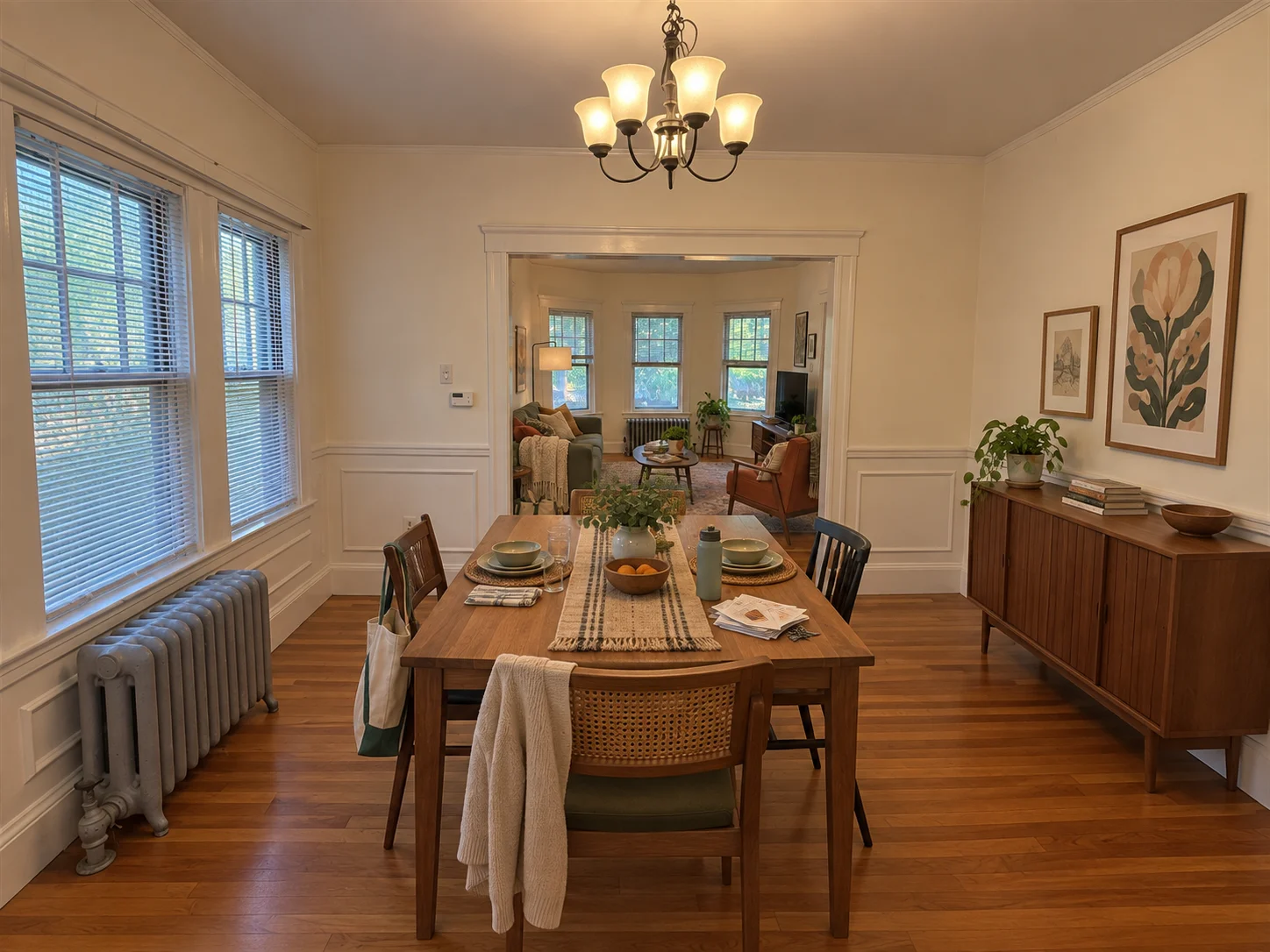 2 bed, 1 bath apartment for rent at 7 Newberne St Unit 1, Powder House Square — photo 3 of 23