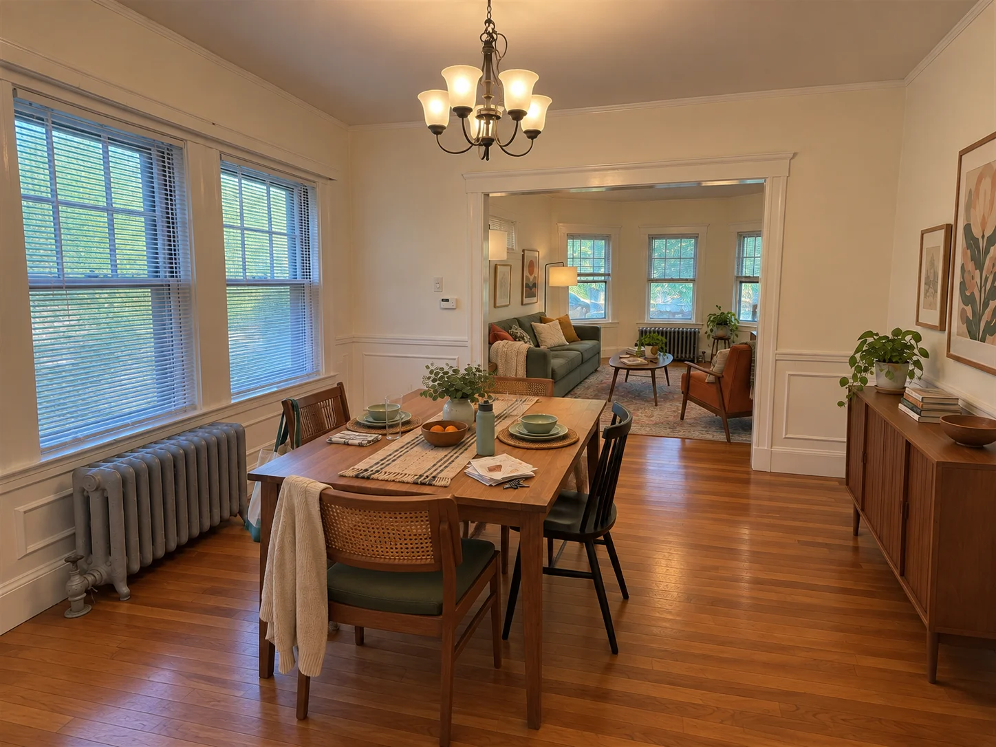 2 bed, 1 bath apartment for rent at 7 Newberne St Unit 1, Powder House Square — photo 5 of 23