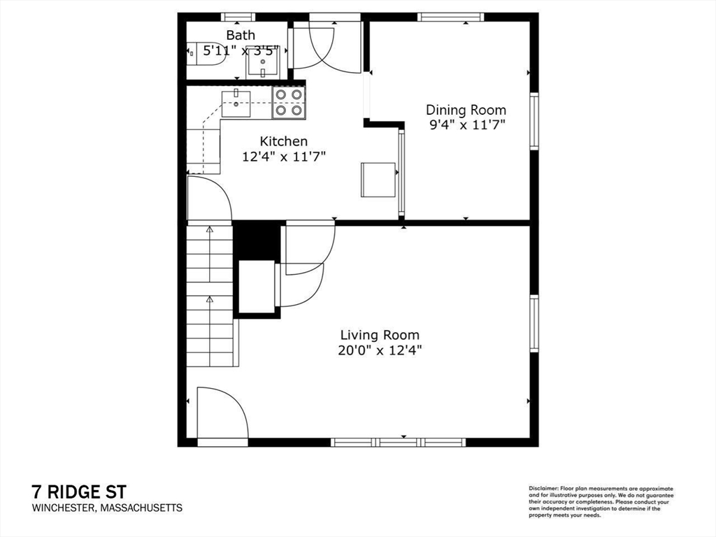 2 bed, 1 bath apartment for rent at 7 Ridge St Unit 7, Winchester — photo 23 of 25