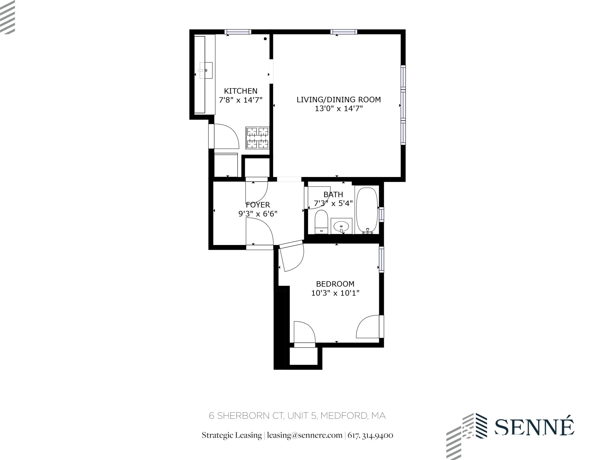 1 bed, 1 bath apartment for rent at 7 Sherborn Ct Unit 7, South Medford — photo 5 of 5