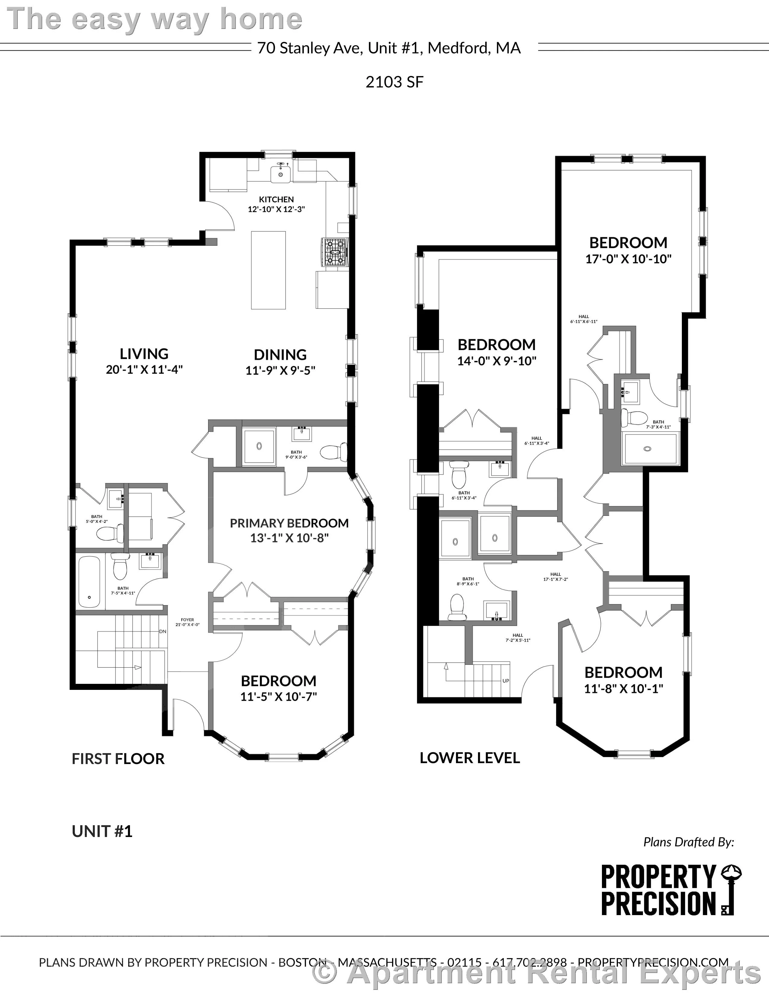 5 bed, 4+ bath apartment for rent at 70 Stanley Ave Unit 1, Tufts — photo 25 of 25