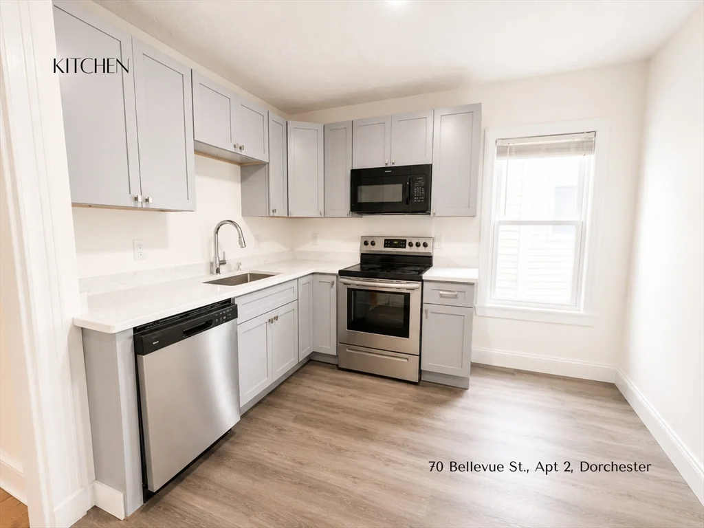 3 bed, 1 bath apartment for rent at 70 Bellevue St Unit 2, Dorchester — photo 3 of 13