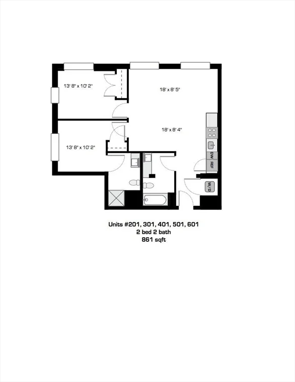 2 bed, 2 bath apartment for rent at 70 Parker Hill Ave Unit 301, Coolidge Corner — photo 15 of 18