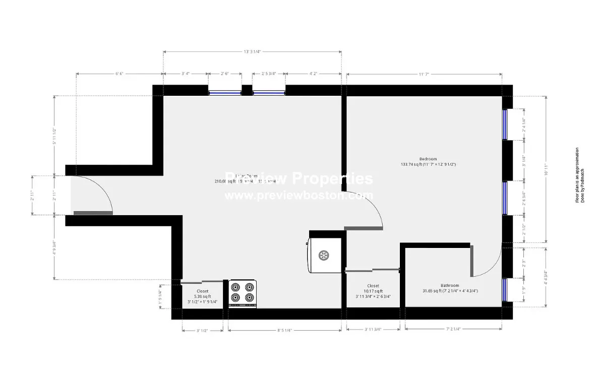 1 bed, 1 bath apartment for rent at 70 South Huntington Ave Unit 04P, Jamaica Plain — photo 14 of 15