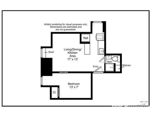 1 bed, 1 bath apartment for rent at 702 Massachusetts Ave Unit 8, South End — photo 3 of 14