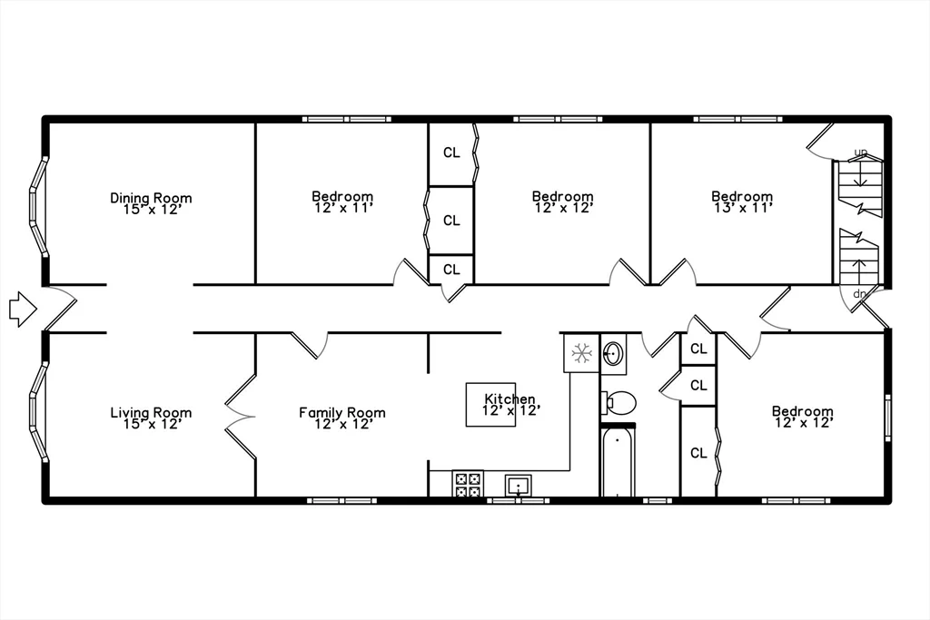 4 bed, 1 bath apartment for rent at 71 Oak St, Union Square — photo 18 of 18