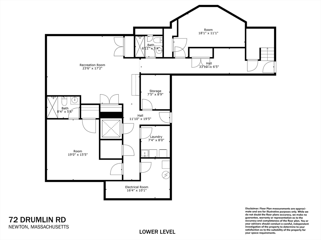 5 bed, 4+ bath apartment for rent at 72 Drumlin Rd, Newton — photo 42 of 42