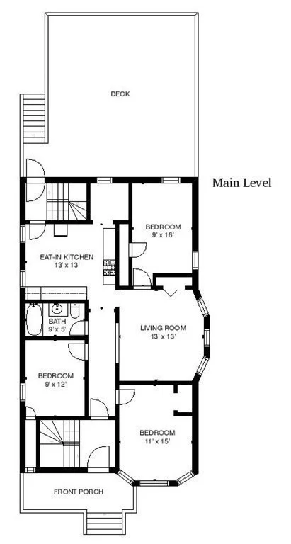 3 bed, 2 bath apartment for rent at 72 Easton St Unit 1, Allston — photo 16 of 16