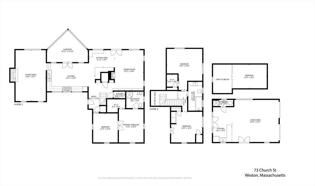 3 bed, 3 bath apartment for rent at 73 Church St, Weston — photo 26 of 26
