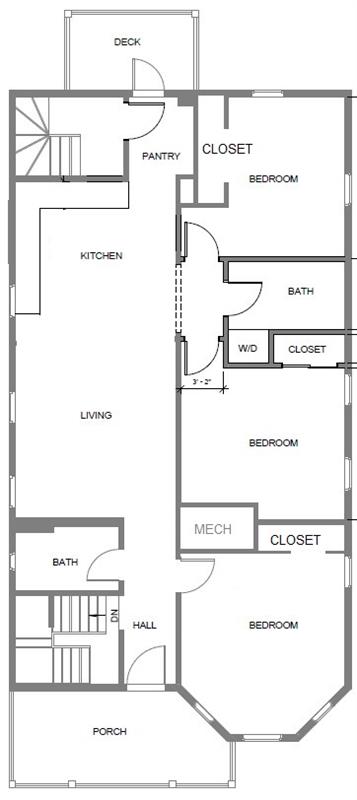 3 bed, 2 bath apartment for rent at 71-73 Merriam St Unit 3, Ward Two — photo 18 of 21