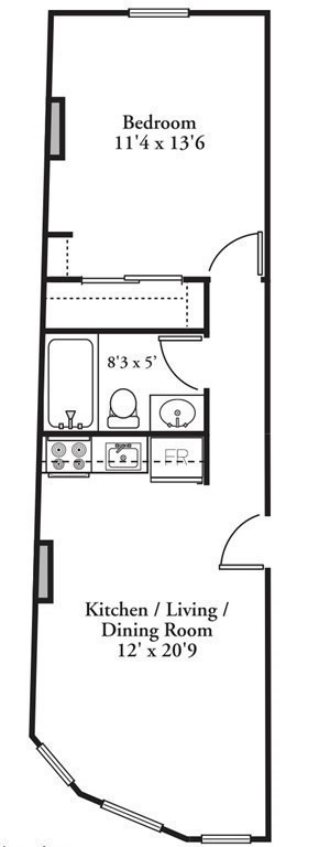 1 bed, 1 bath apartment for rent at 73 River St Unit 4B, Cambridgeport — photo 9 of 9