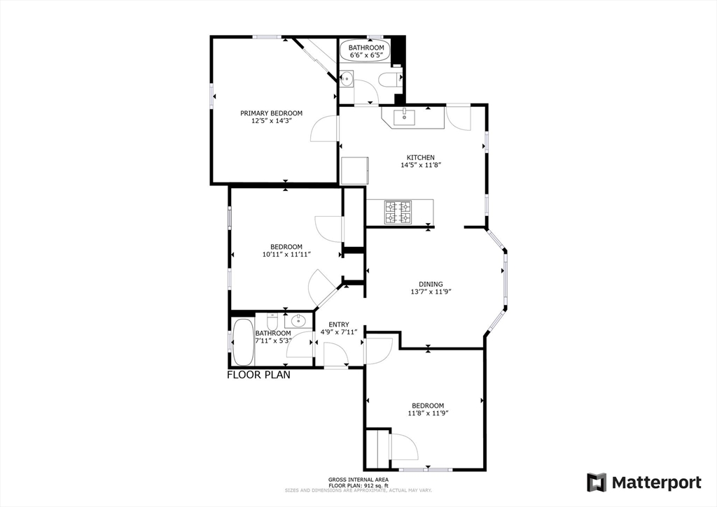 3 bed, 2 bath apartment for rent at 74 Antwerp St Unit 2, Lower Allston — photo 11 of 12