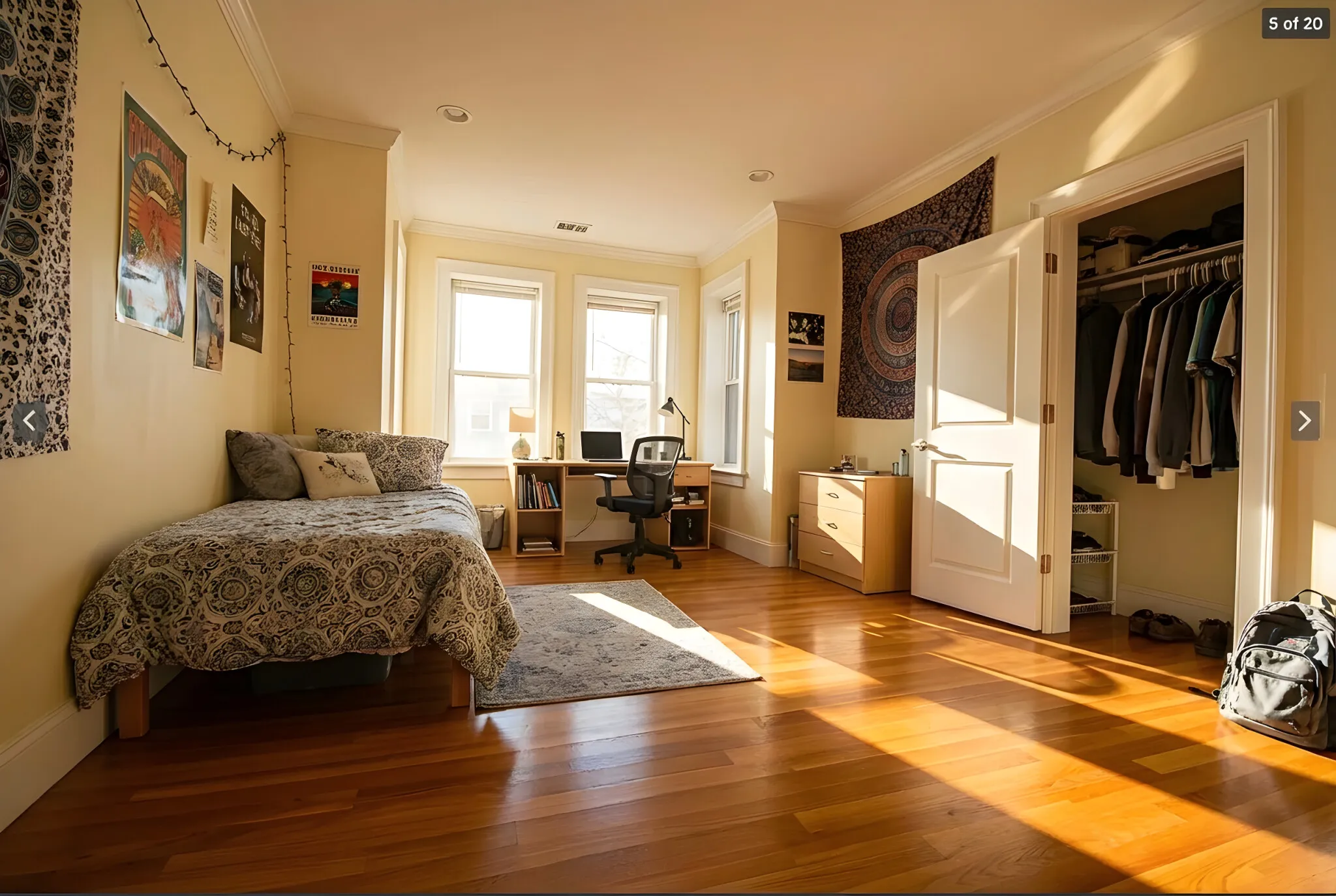 5 bed, 3 bath apartment for rent at 74 Browne St Unit 4, North Brookline — photo 4 of 9