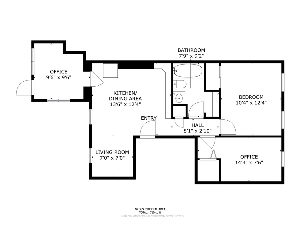1 bed, 1 bath apartment for rent at 74 Tyler St Unit C, Chinatown — photo 29 of 34