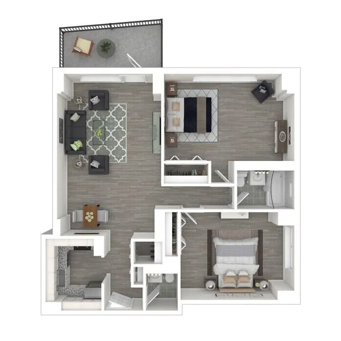 2 bed, 1.5 bath apartment for rent at 75 Saint Alphonsus St Unit 1402, Mission Hill