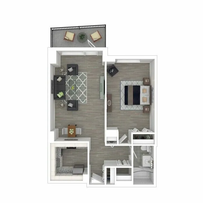 1 bed, 1 bath apartment for rent at 75 Saint Alphonsus St Unit 2005, Mission Hill